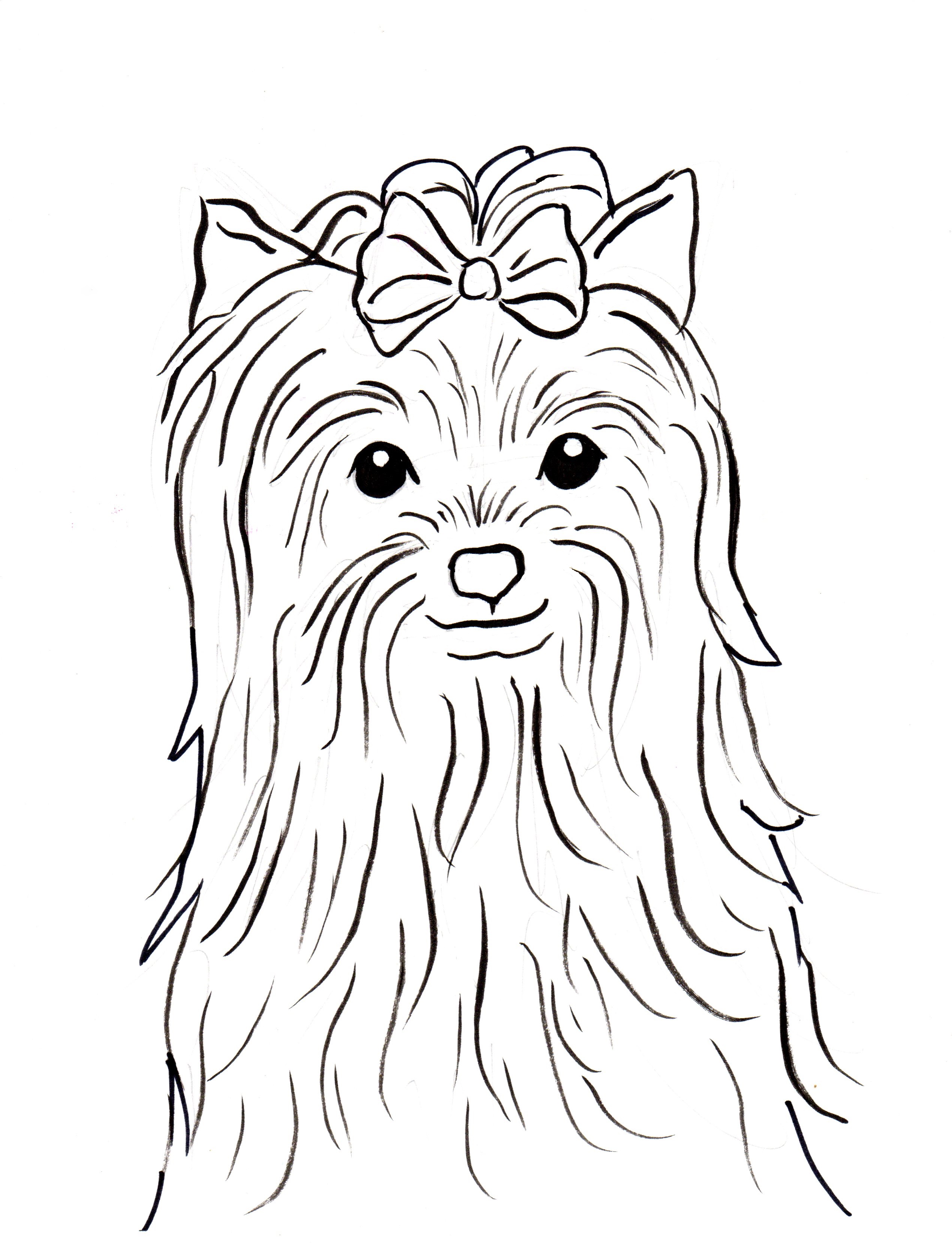 yorkyteecup coloring pages - photo #6