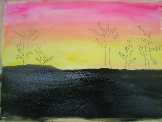 Paint A Sunset In Watercolor - Art Starts