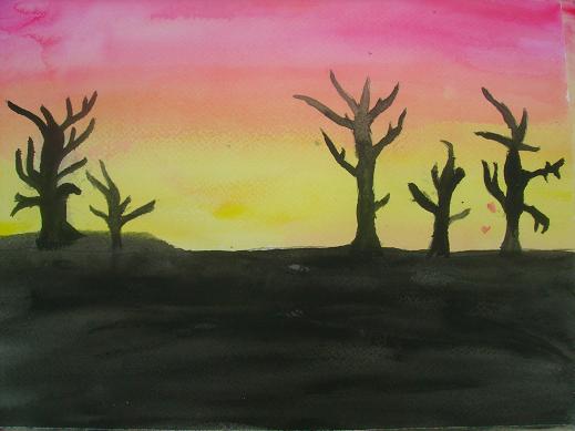 Paint A Sunset In Watercolor - Art Starts