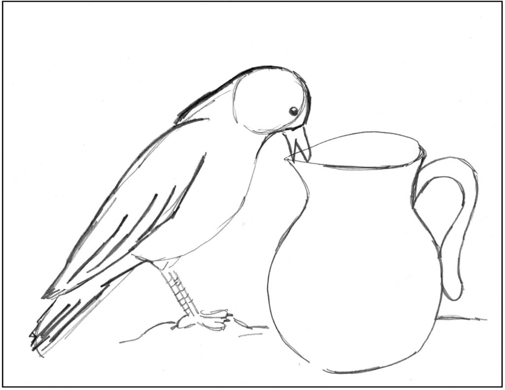 crow and pitcher8