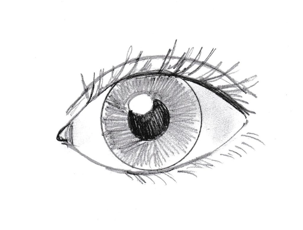 how to draw an eye 8