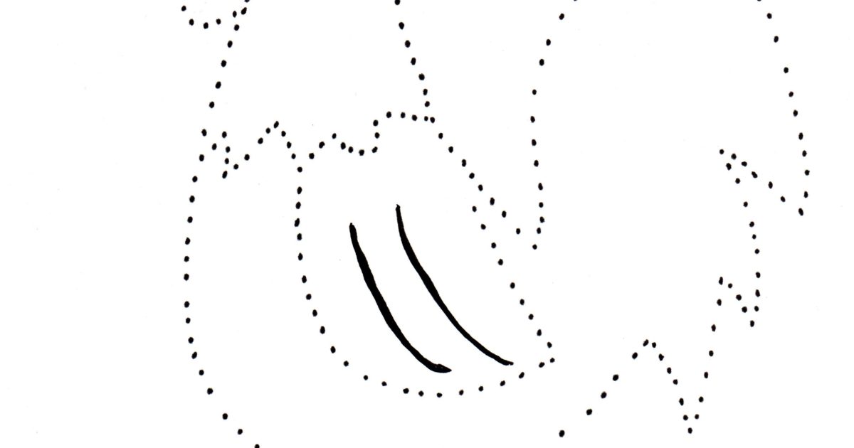 Rooster Dot Drawing - Art Starts