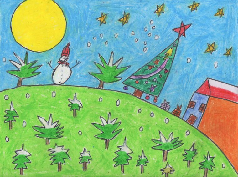 Featured image of post Winter Season Drawing : Kids and beginners alike can now draw a great looking winter scene.