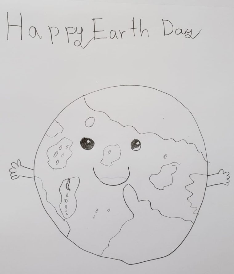 Easy Earth Day Art Project with Watercolor Paints