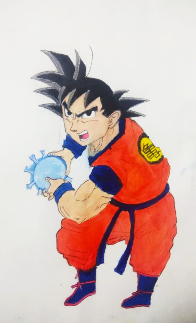 dragon ball z Goku  Dragon ball z, Dragon ball, Dragon ball art