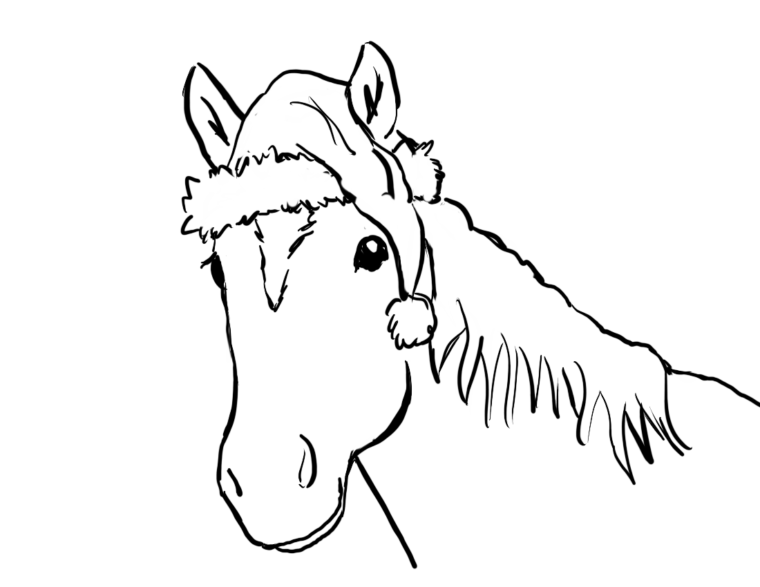 horse coloring pages for girls